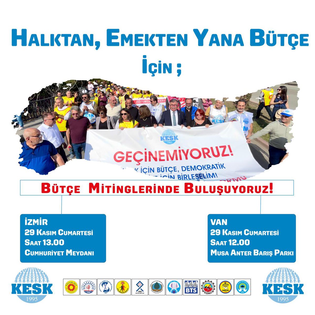 🔴Halktan, Emekten Yana Bütçe için 

#GeçinemiyoruzHalkİçinBütçeDemokratikTürkiye