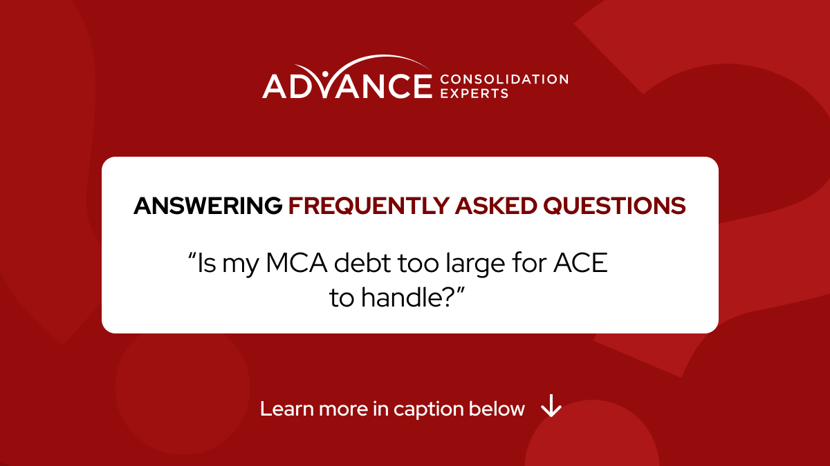 AceDebtRelief's tweet photo. $500K+ in MCA payments? ACE can lower payments by up to 90%.

📞 702.735.9800

#MCAHelp #PrivateLender https://t.co/xNn3Ki9Gk4