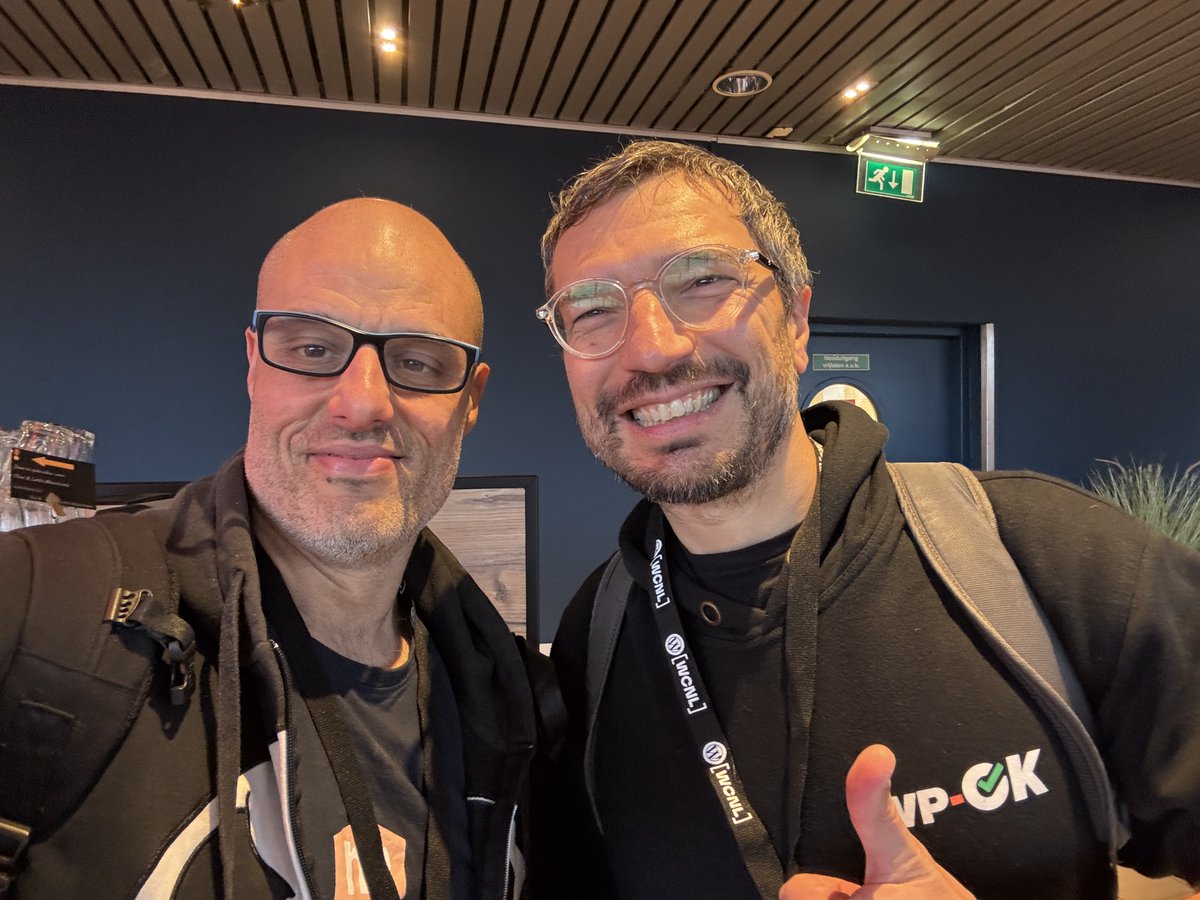 robertabela's tweet image. Day 1 of @WordCampNL is over. Great to catch up with #WordPress friends, and meet new faces. Always good seeing @danielebesana, @akshatc, and @jdevalk. Thanks for the great conversations @nullbytes.

On to day 2! 👋 If you spot a @melapressHQ t-shirt, come and say hi.