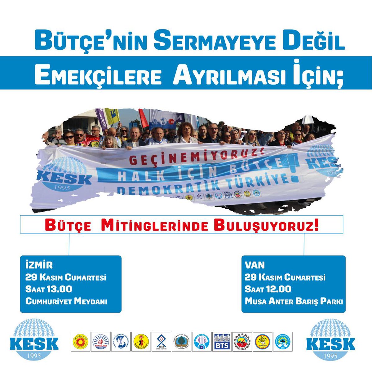 🔴Sermayeye Değil Emekçiye Bütçe Ayrılması İçin

#GeçinemiyoruzHalkİçinBütçeDemokratikTürkiye