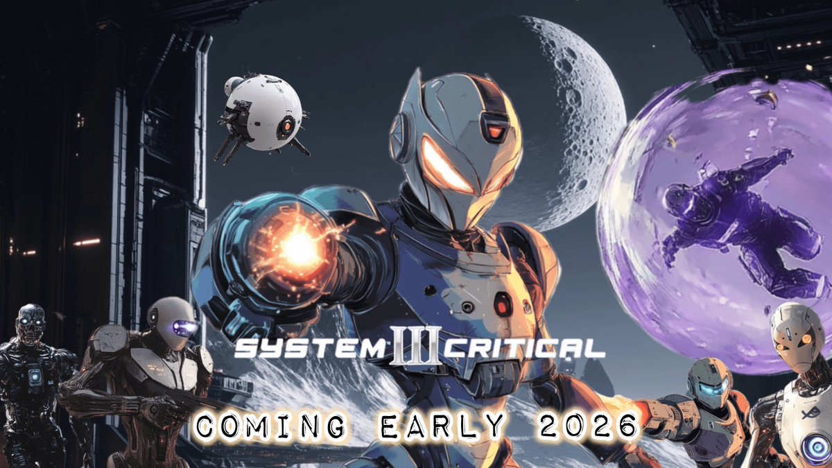 I would Like to announce to everyone that System Critical 3 will be delayed until 2026. 

To deliver the Best VR experience I possibly Can that requires a lot of Polish and work so in order to make sure I deliver on this promise I need more time.  

I’m only one person and have