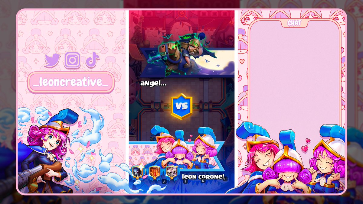 _leoncreative_'s tweet image. Personal Overlay - Clash Royale

Support Appreciated🔁❤️

#graphicdesign #banner #header #commissionsopen #overlay #clashroyale #twitch