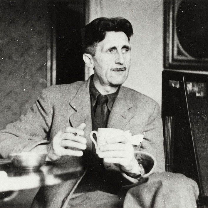 Saganismm's tweet image. “We have now sunk to a depth at which the restatement of the obvious is the first duty of intelligent men.”

— George Orwell