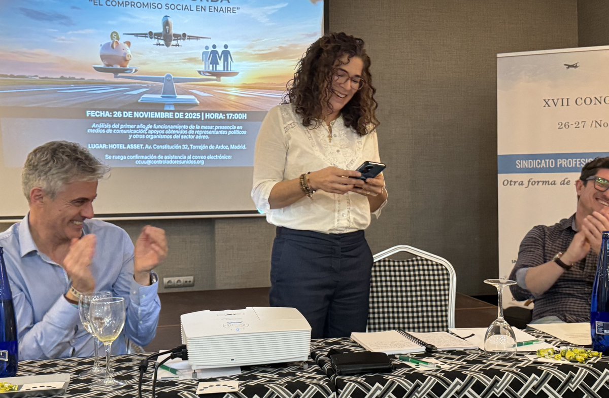 #FlashNewsAD Noticias desde el XVII Congreso del Sindicato Profesional Independiente de Controladores Aéreos (<a href="/SPICAATC/">SPICA Sindicato ATC</a> ): Ruth Otero nueva Secretaria General del Sindicato