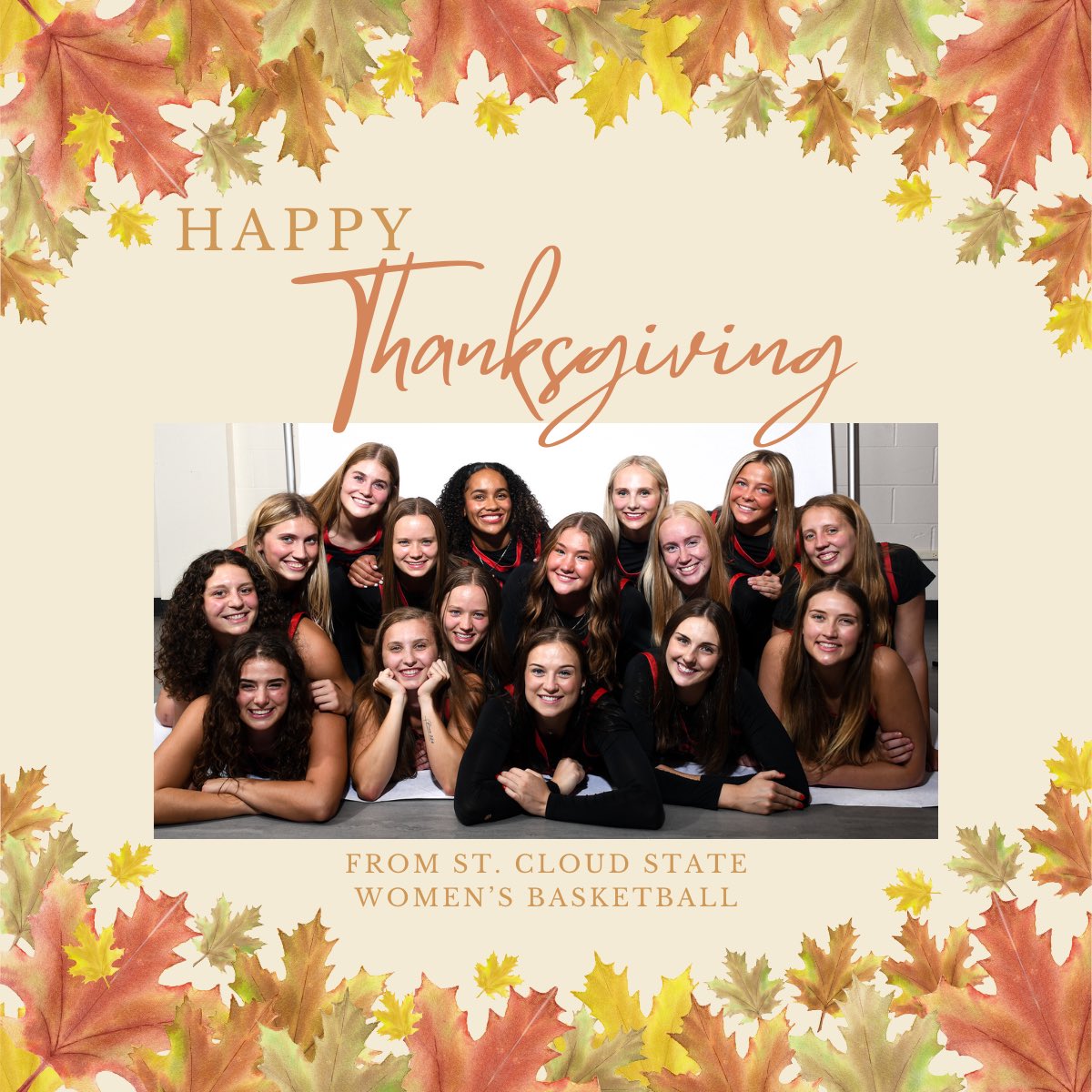 SCSUHuskies_WBB's tweet image. Happy Thanksgiving from our Husky Women’s Basketball family to yours!! We are so grateful for this group every day. We wish you all a wonderful day surrounded by your loved ones! 🧡🦃😊

#MakeItHappen #uncommon