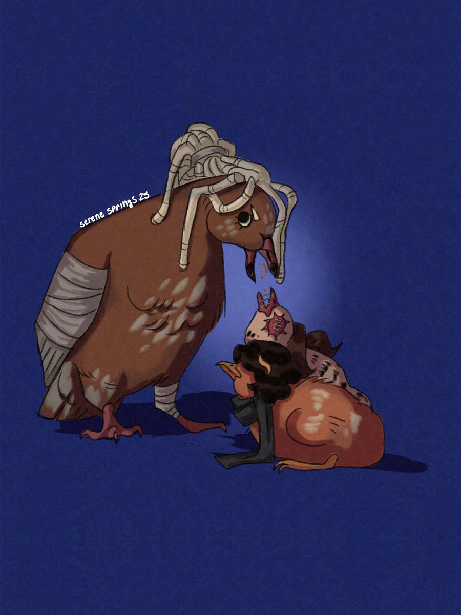 SereneSprings01's tweet image. Mãe #HEXATOMBE #Hexatombefanart