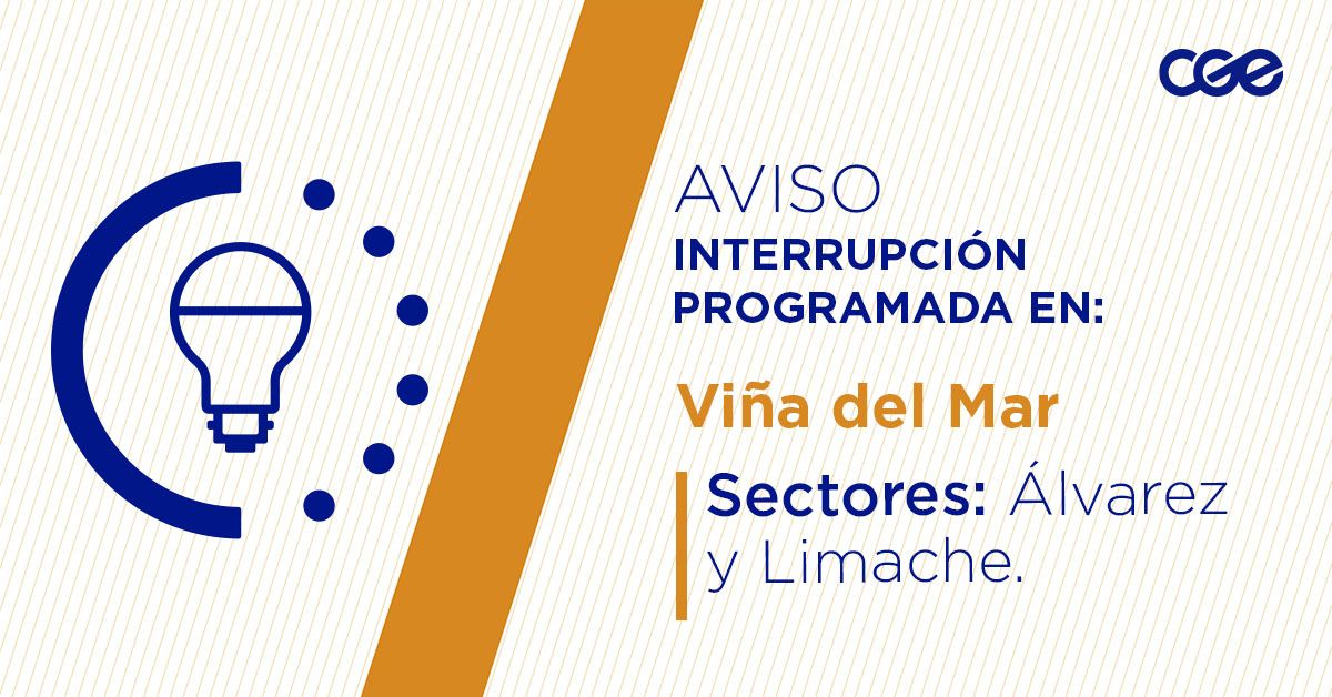 CGE_Clientes's tweet image. Para mejorar la calidad del suministro de nuestros clientes de #ViñadelMar, este viernes, entre 09:00 y 13:00 horas, se realizará una #InterrupciónProgramada (sectores en la imagen 👇) debido a trabajos de mejoras. Recuerda desconectar tus artefactos 🔌