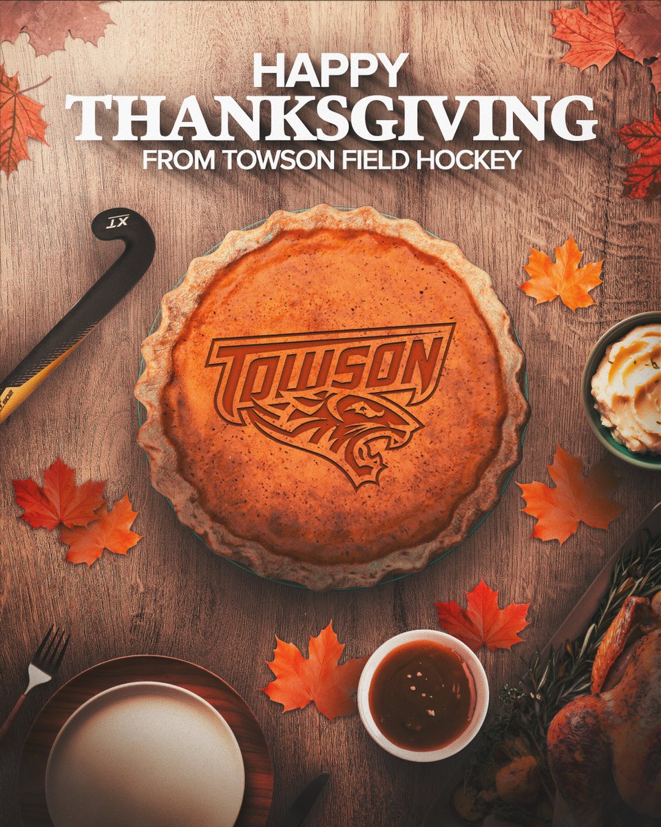 Happy Thanksgiving from Towson Field Hockey 🦃

#GohTigers