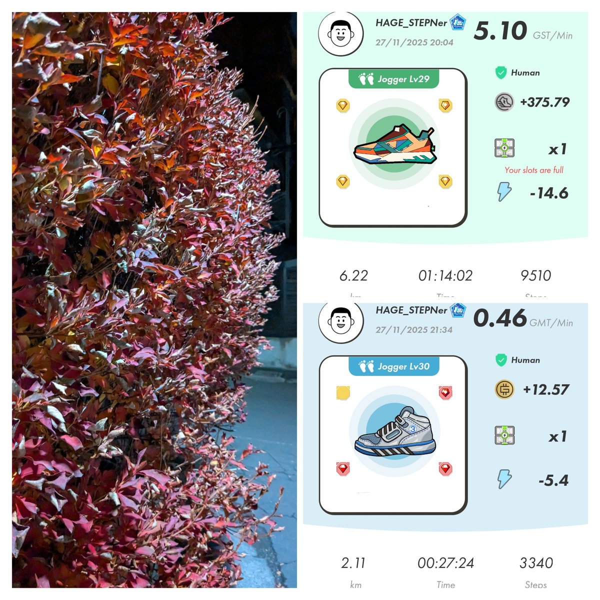 HAGE54039's tweet image. 2025/11/27
375.79GST
12.57GMT
Stepn Activation Code : 69828321
#STEPN