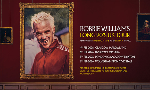 Robbie Williams UK Tour Dates Feb 2026 including 4th Feb 2026 - Glasgow Barrowland - 6th Feb 2026 - Liverpool Olympia - 8th Feb 2026 - London O2 Academy Brixton - 9th Feb 2026 - Wolverhampton Civic Hall – Official Ticket and Hotel packages available …. eventtravel.com/robbie-william…