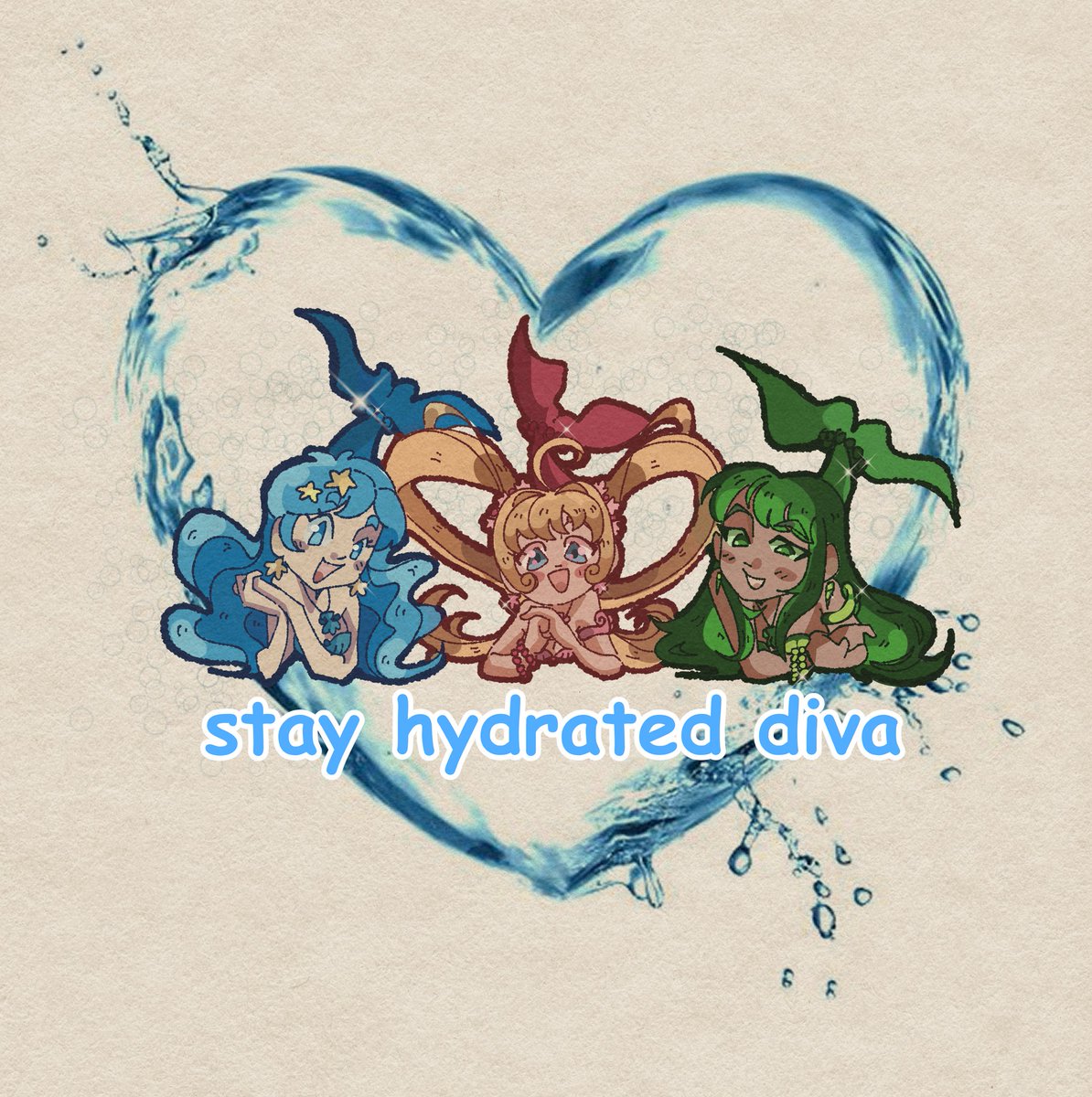 OrannotOren's tweet image. drink more water divas!!!
