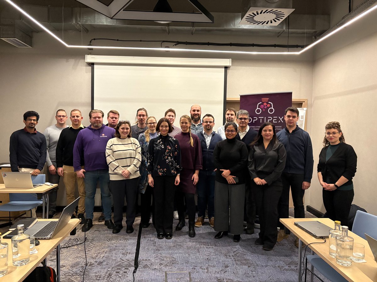 OptiPEx_Project's tweet image. That’s a wrap on our Consortium Meeting!

The consortium gathered to discuss our shared goal of creating ethical, passenger-aware public transport services. Topics ranged from passenger behaviour analytics to vehicle technologies for optimised passenger experience.

Thanks all!