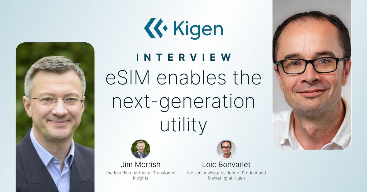 IoTNow_'s tweet image. @Kigen_Ltd INTERVIEW: e-SIM enables the next-generation utility. 

Discover how eSIM transforms utilities: buff.ly/SHPVTwy 

#eSIM #IoT #Utilities #Connectivity #Telecom 

@transformatweet
@jimmorrish