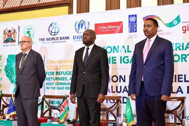 sntvnews1's tweet image. In Nairobi today, IGAD’s Executive Secretary, H.E. @DrWorkneh, convened #IGAD Ministers for the Regional Stock-Taking Meeting of the IGAD Support Platform.

He highlighted the progress made since 2017 in strengthening protection and durable solutions for displaced populations…