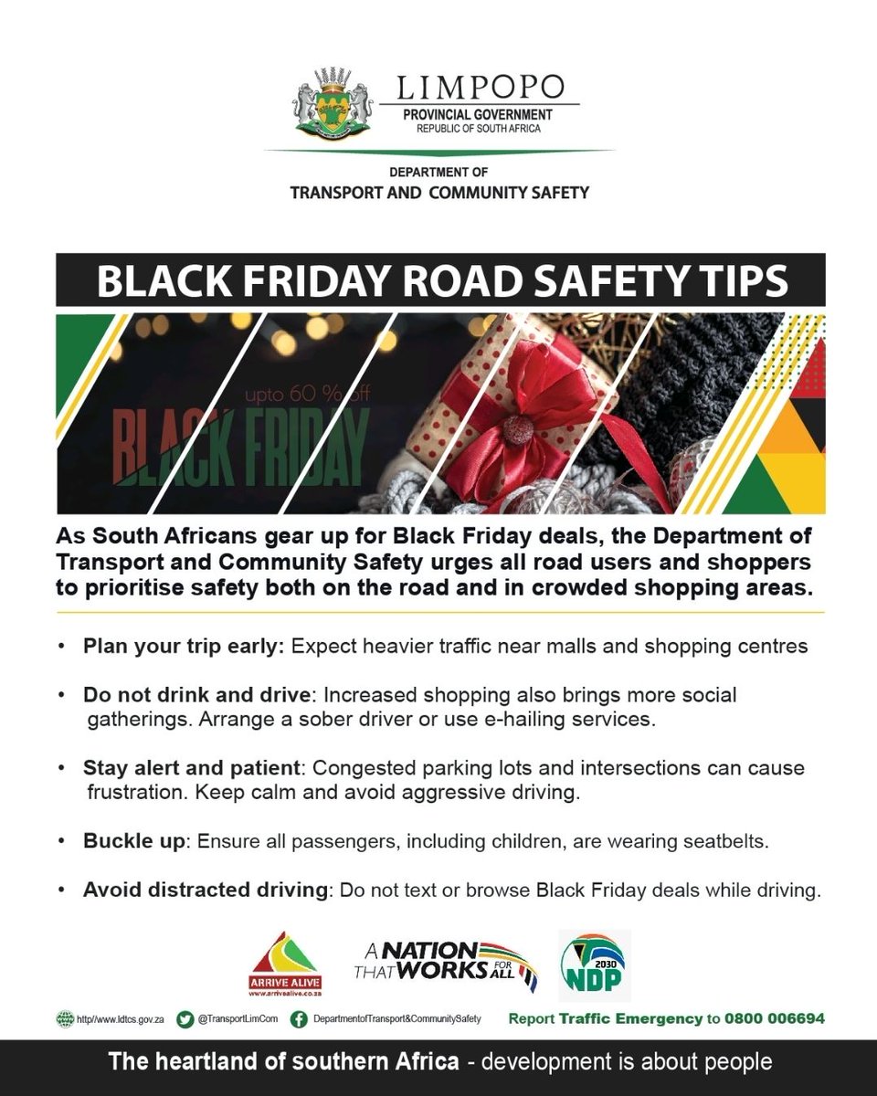 _ArriveAlive's tweet image. Limpopo MEC Ms Violet Mathye welcomes participants and spectators to the Sapa Yopa Bikers Rally at Meropa Casino in Polokwane

arrr.co.za/IICjk

#ArriveAlive #RoadSafety @TransportLimCom