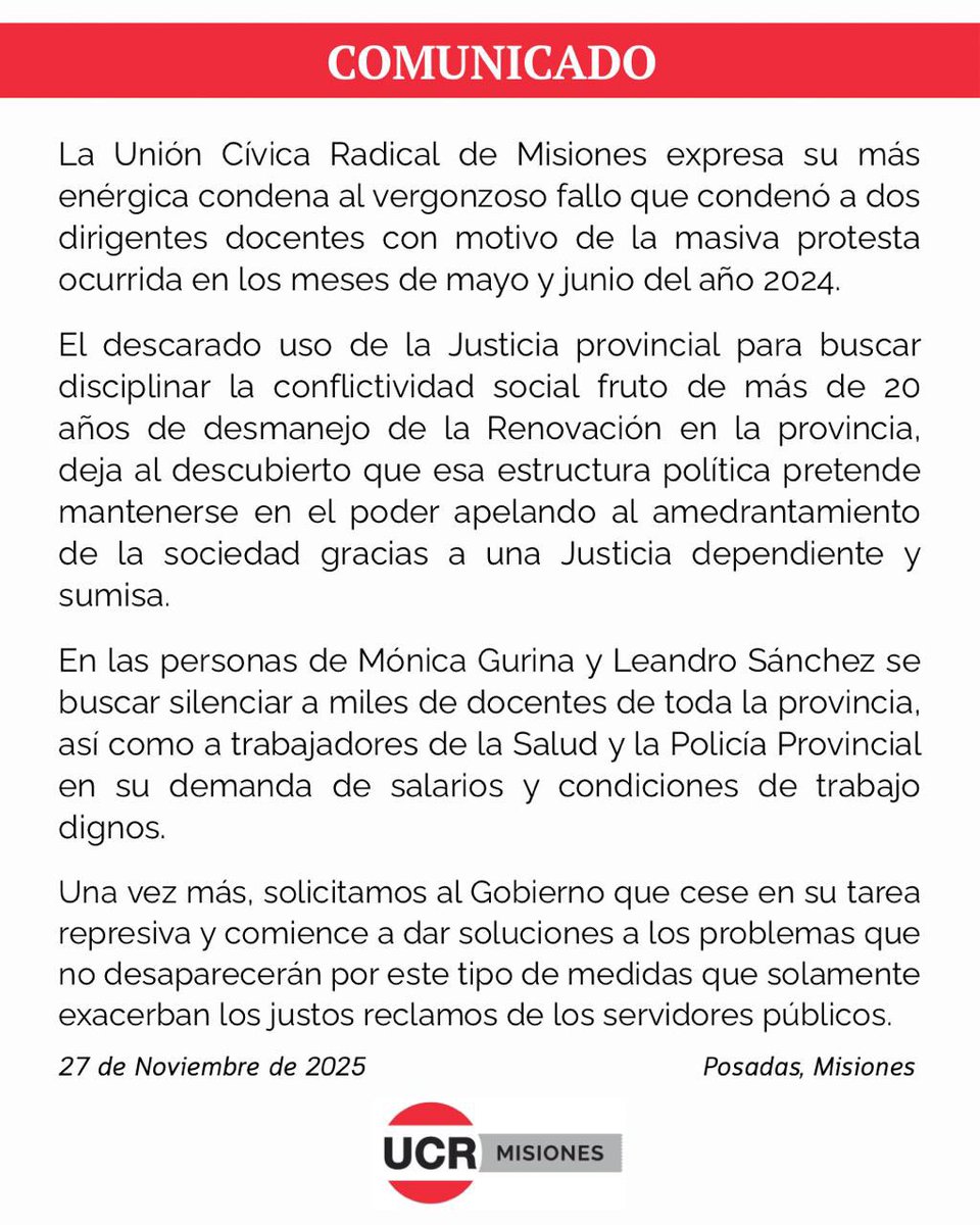 UCR Misiones tweet media