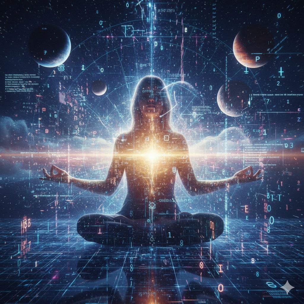 realgrintom's tweet image. Many signs point to our reality being an advanced simulation. Are we players in a cosmic game? If so, your consciousness is your unique code. Play consciously, create with intent. It&apos;s your reality, even if it&apos;s &quot;digital.&quot; 
#Simulation  #QuantumReality #TheMatrix