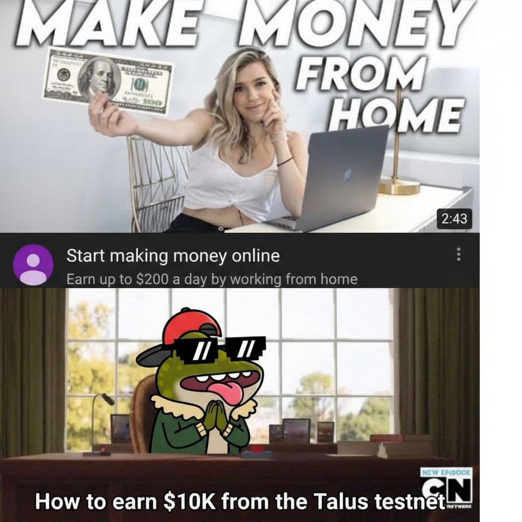 YingZing8's tweet photo. Can you tell me how you make money online?
And me: @idoldotfun of Talus labs testnet!
@Talus_Labs
@talus_intern
#NobodyLike$US https://t.co/6fFpTGZkPA