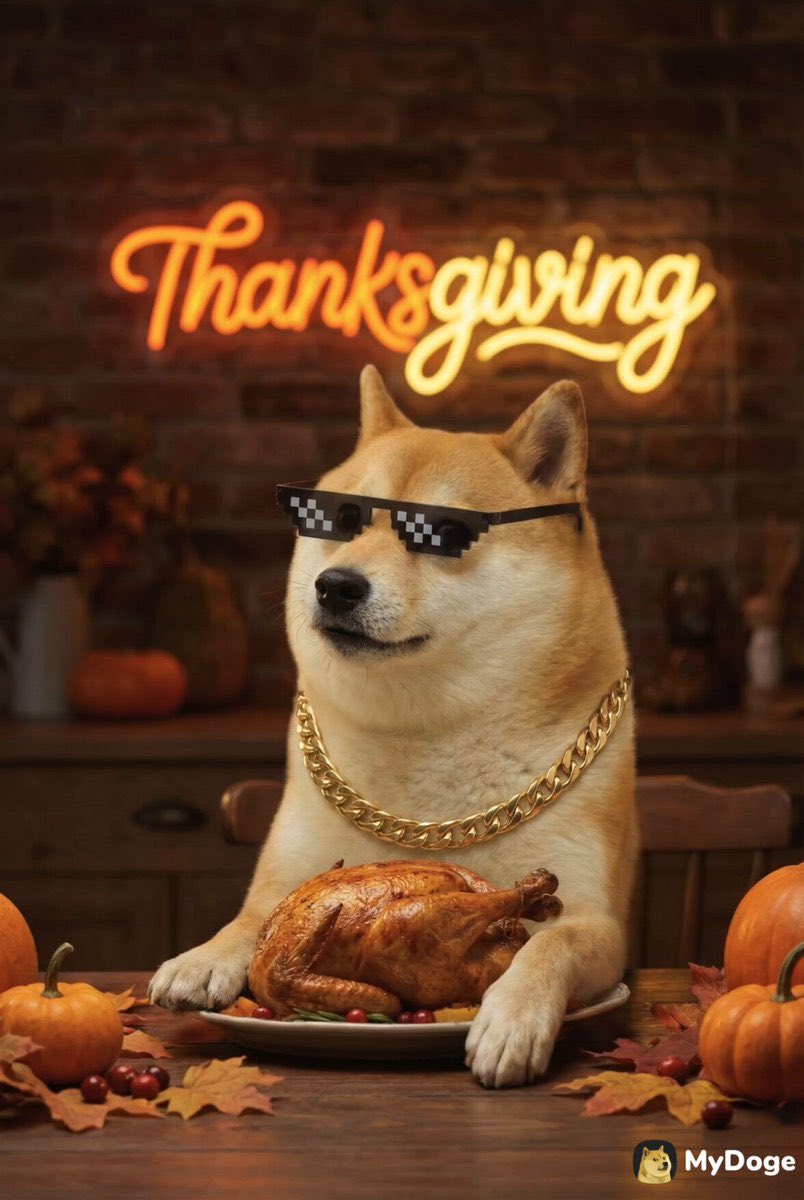 CryptoOwun's tweet image. Happy Danksgiving from $DANKDOGE!
