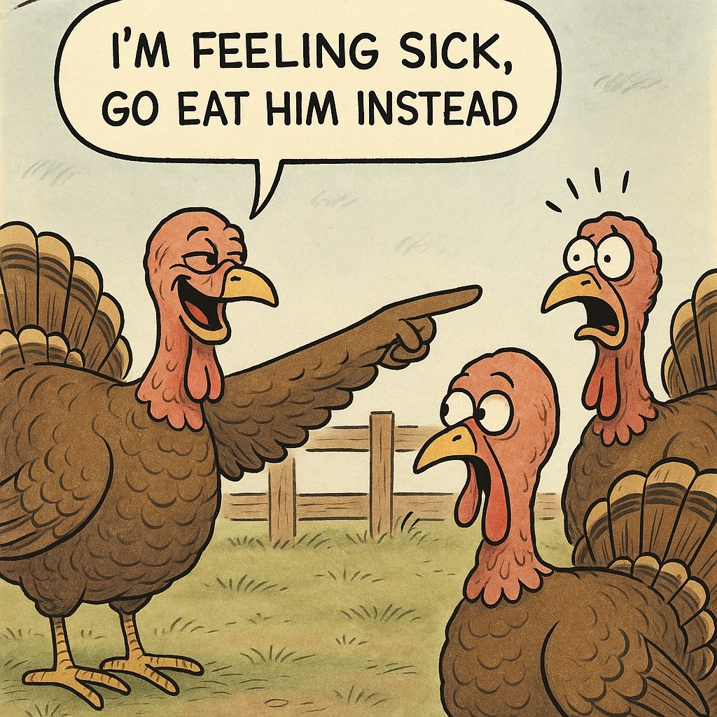 Happy turkey day everyone... and thanks to chatgpt for turning my thoughts into an image :) haha