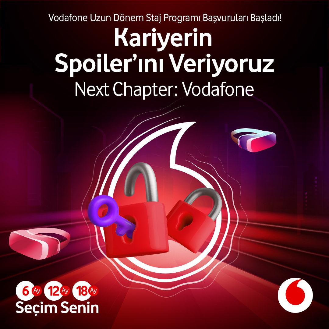 youthallcom's tweet image. Spoiler: Geleceğin Vodafone’da! 🚀

Uzun dönem staj programına başvur, kariyerini Vodafone’da başlat!

Üstelik 6, 12 ya da 18 aylık dönemlerden sana en uygun olanı seçebilirsin 🙌🏻

👉 Başvuru için linke tıkla: lnkd.in/dzS8p2WJ

#Youthall #Vodafone #StajProgramı