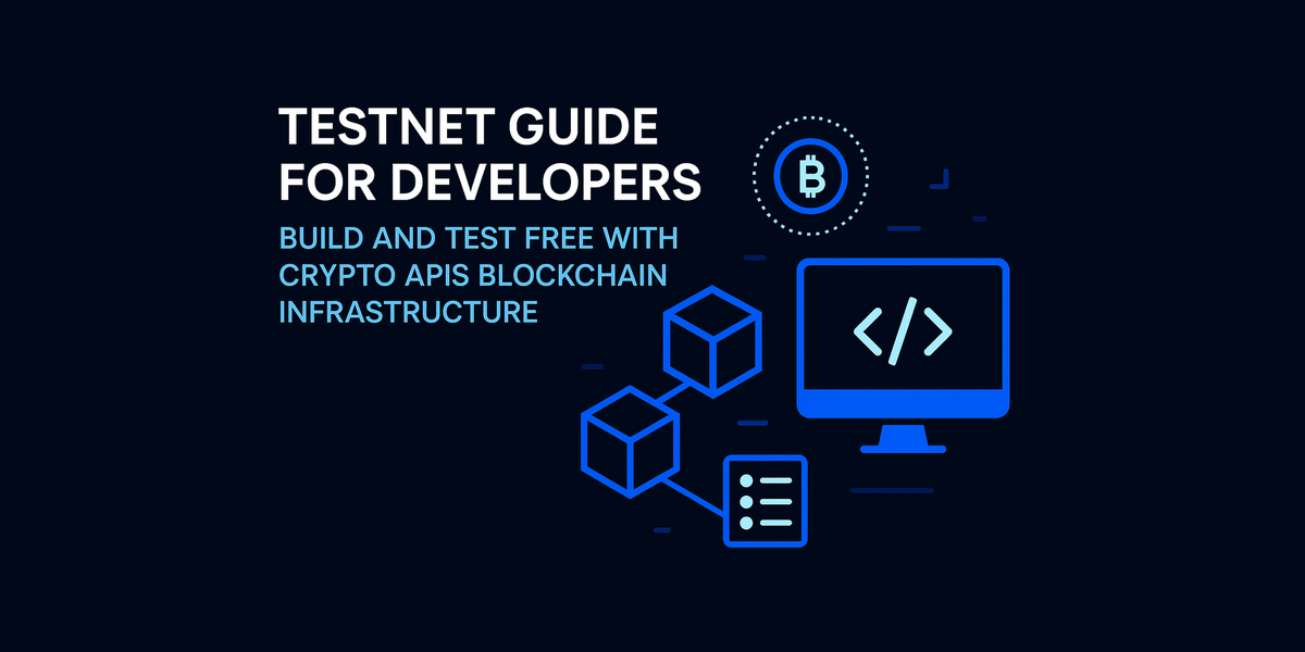 Build and test blockchain apps safely with testnets before going live. Crypto APIs supports 30+ blockchains, giving teams a secure way to validate logic, test workflows, and move to production confidently.
👉More: zurl.co/xY04Q

#Blockchain #Web3 #Developers #Testnet