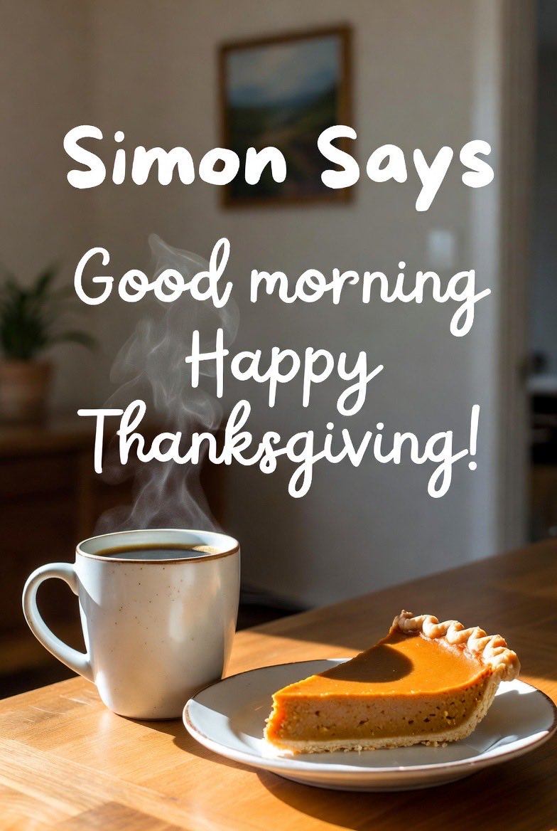 Good Morning 𝕏! Happy Thanksgiving 🦃 

What are you thankful for this year?
