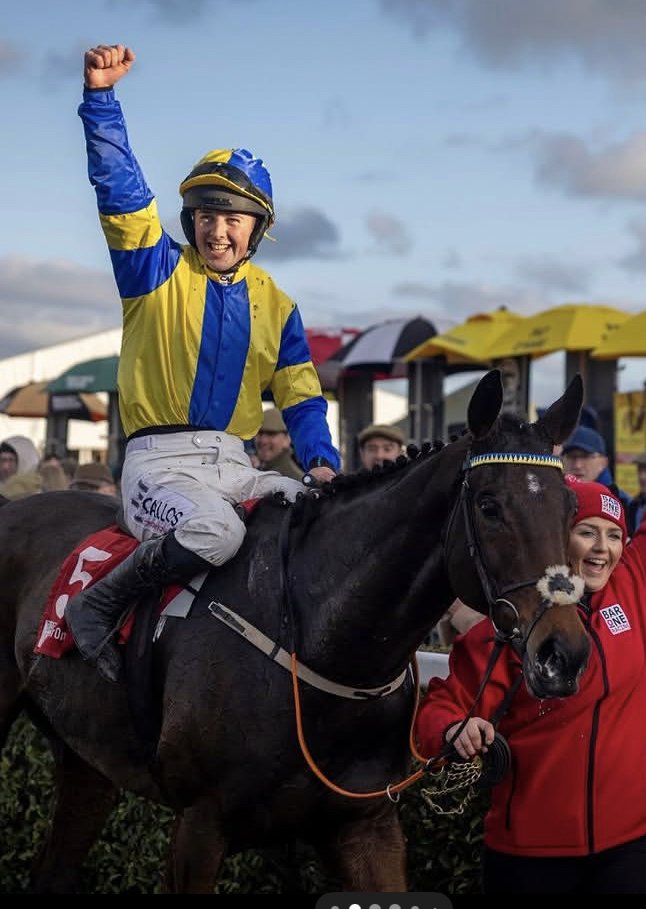 Congratulations to past pupil John Shinnick on winning the lucrative Troytown Chase on Answer To Kayf at Navan Racecourse recently