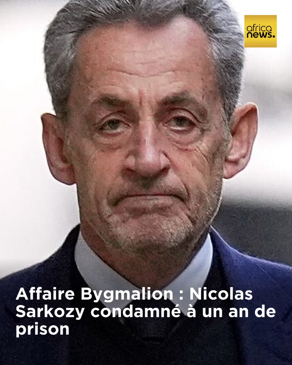 La Cour de cassation a confirmé, mercredi, la peine d’un an d’emprisonnement, dont six mois ferme, infligée à Nicolas Sarkozy pour le financement illégal de sa campagne présidentielle de 2012.
➡️ l.africanews.com/fzW