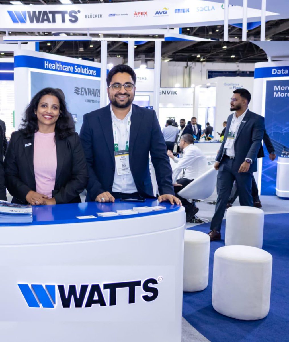 Dutcotennant's tweet image. Inspiring collaboration with Watts at #BIG5Global2025. Together, we drive efficient, reliable, and sustainable #WaterSolutions and #MEPSolutions. Excited for greater milestones ahead! #DubaiEvent #DutcoTennantLLC