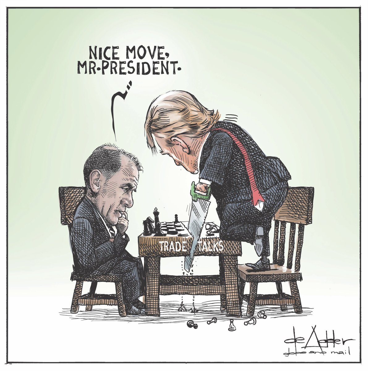 deAdderCanada's tweet image. Conservatives say I never draw Carney 2/2 #CPC #conservatives #poilievre