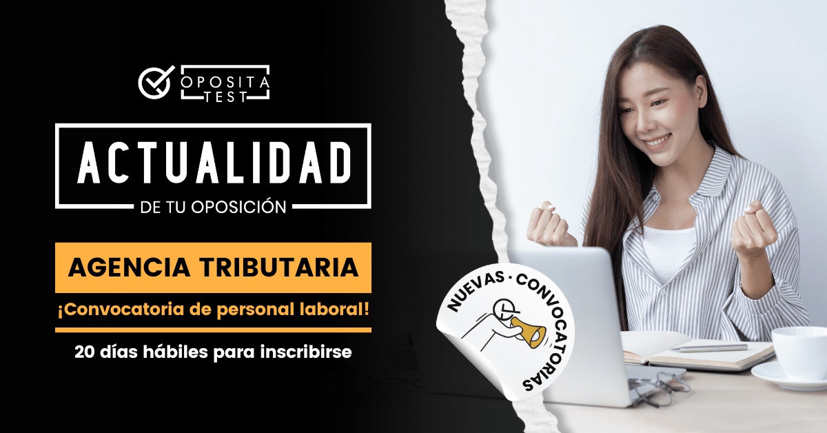 Opositatest's tweet image. 🔴Aspirantes a la AEAT🔴

💥Publicada la Convocatoria de personal laboral

📩Plazo de 20 días hábiles para presentar instancia ➡️ opo.cl/xik6k

👩‍🔧 Estamos trabajando para darte todos los detalles y traerte novedades muy pronto 😏
