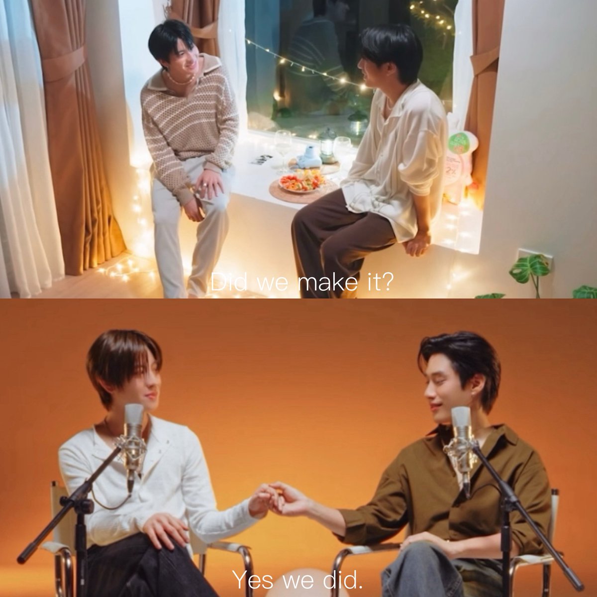 itsmeaary's tweet image. ‘เคยคิดว่ารักของสองเรา ไม่อาจเป็นเหมือนดั่งฝัน…’

แต่วันนี้เหมือนที่ฝันไว้แล้วนะ ดีใจและภูมิใจในตัวเองเยอะๆ นะคับ เพราะพวกเราดีใจ
และภูมิใจในตัวเติ้ลเฟิร์สวันมากๆ ดีใจกับภาพนี้ที่สุด จากนี้จะไม่ปล่อยมือเหมือนกันนะ🤍

OST BY TLE FIRSTONE
#จากนี้จะไม่ปล่อยมือOSTเขมจิราต้องรอด