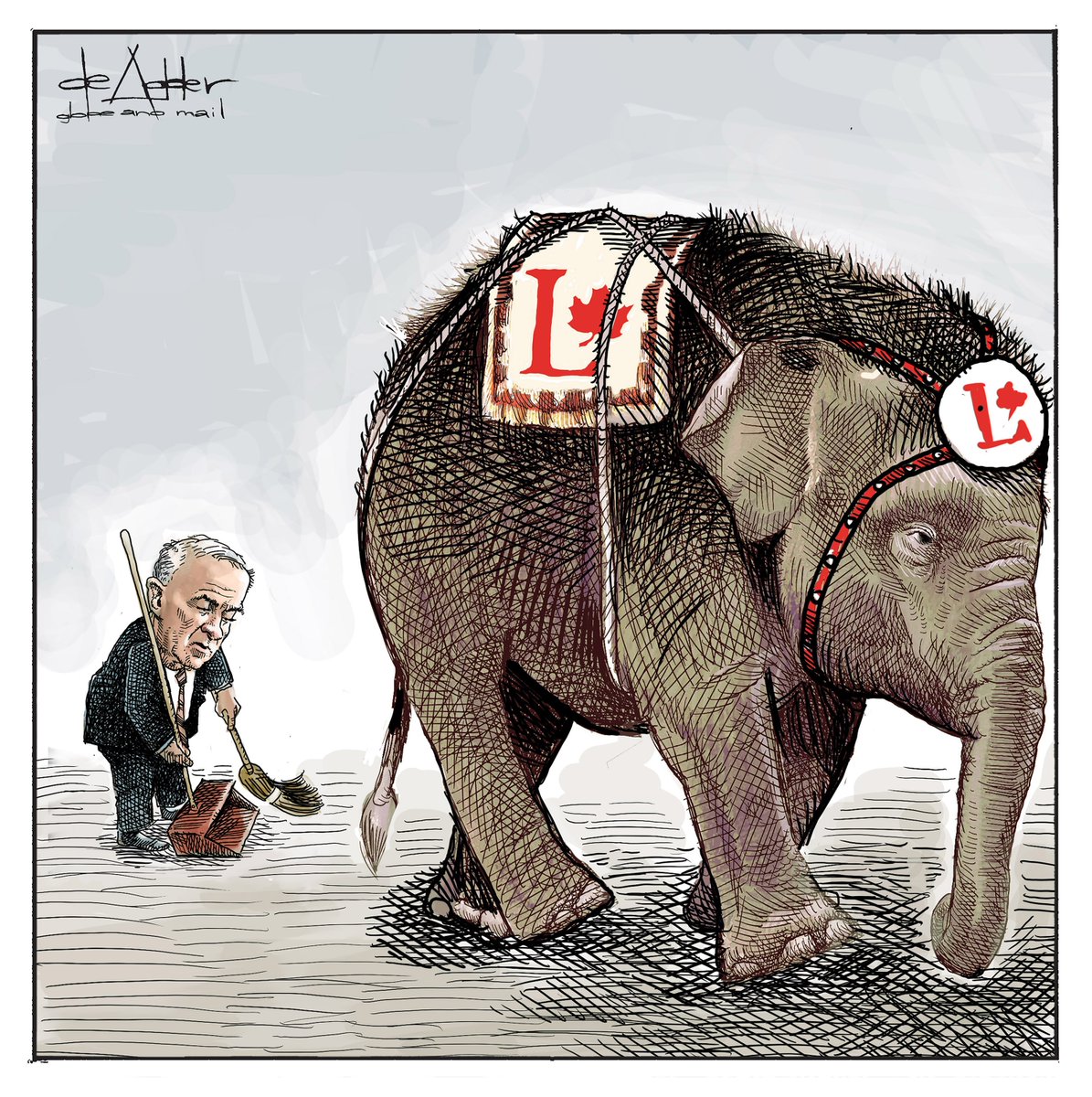 deAdderCanada's tweet image. Conservatives say I never draw Carney 2/2 #CPC #conservatives #poilievre