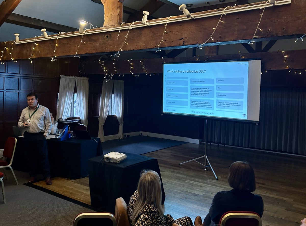 cape_nw's tweet image. What makes an effective DSL? 
Adam Lubbock is sharing good practice ✅
#childprotection
#safeguardingchildren