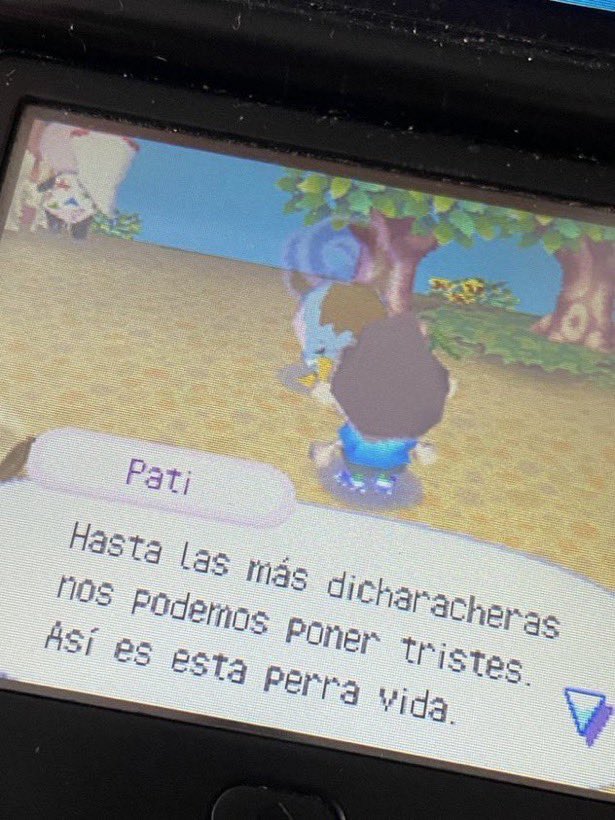 Canela_chair's tweet image. Animal crossing siempre tiene un diálogo para describir como me siento