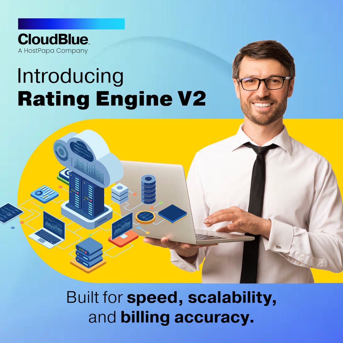 The new Rating Engine V2 is here.

Faster, scalable, and more accurate for Microsoft and Adobe billing.

Discover how we’re improving CloudBlue Commerce 👉 ow.ly/ZEKF50XymBl