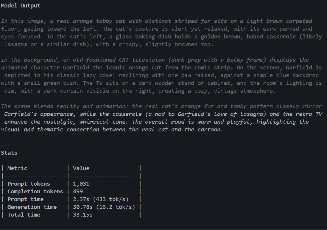 _nullrunner's tweet image. First EXL3 quant of the new Qwen3-VL-32B-Thinking is live

3.5 bpw HQ – hb6 / cc4096 – fits &amp;amp; works on a single 4090 

Vision + reasoning still sharp (I’m shocked too)
huggingface.co/nullrunner/Qwe…

4bpw coming soon
someone stop me before I touch the 72B
#Qwen #LocalAI #ExLlamaV3