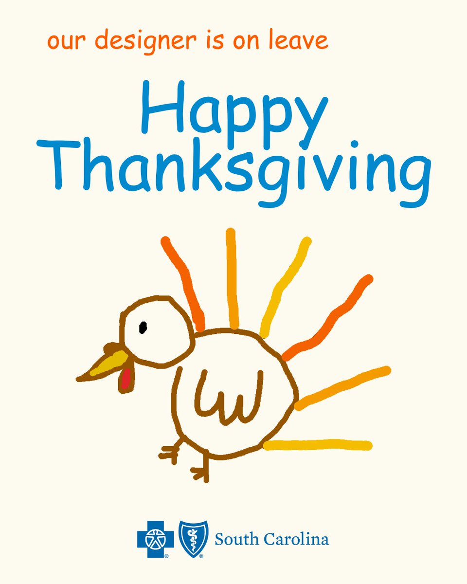 Who needs a designer when you have… scratch that. We do. Happy Thanksgiving from the team that clearly missed art class. We just wanted to wish every South Carolinian a day full of gratitude and blessings.