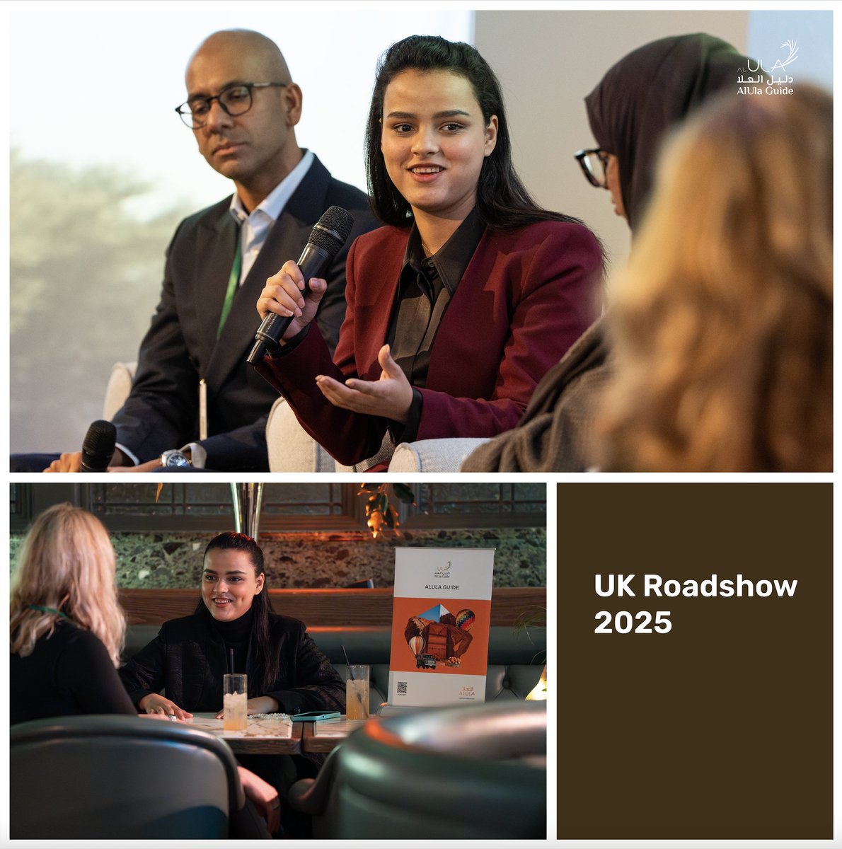 AlUla Guide was proud to be represented at the Team AlUla UK Roadshow. Our presence reflects our commitment to supporting AlUla’s growth strategy, strengthening international partnerships, and contributing to the unified efforts of Team AlUla in key global markets.

<a href="/RCU_SA/">الهيئة الملكية لمحافظة العلا</a>