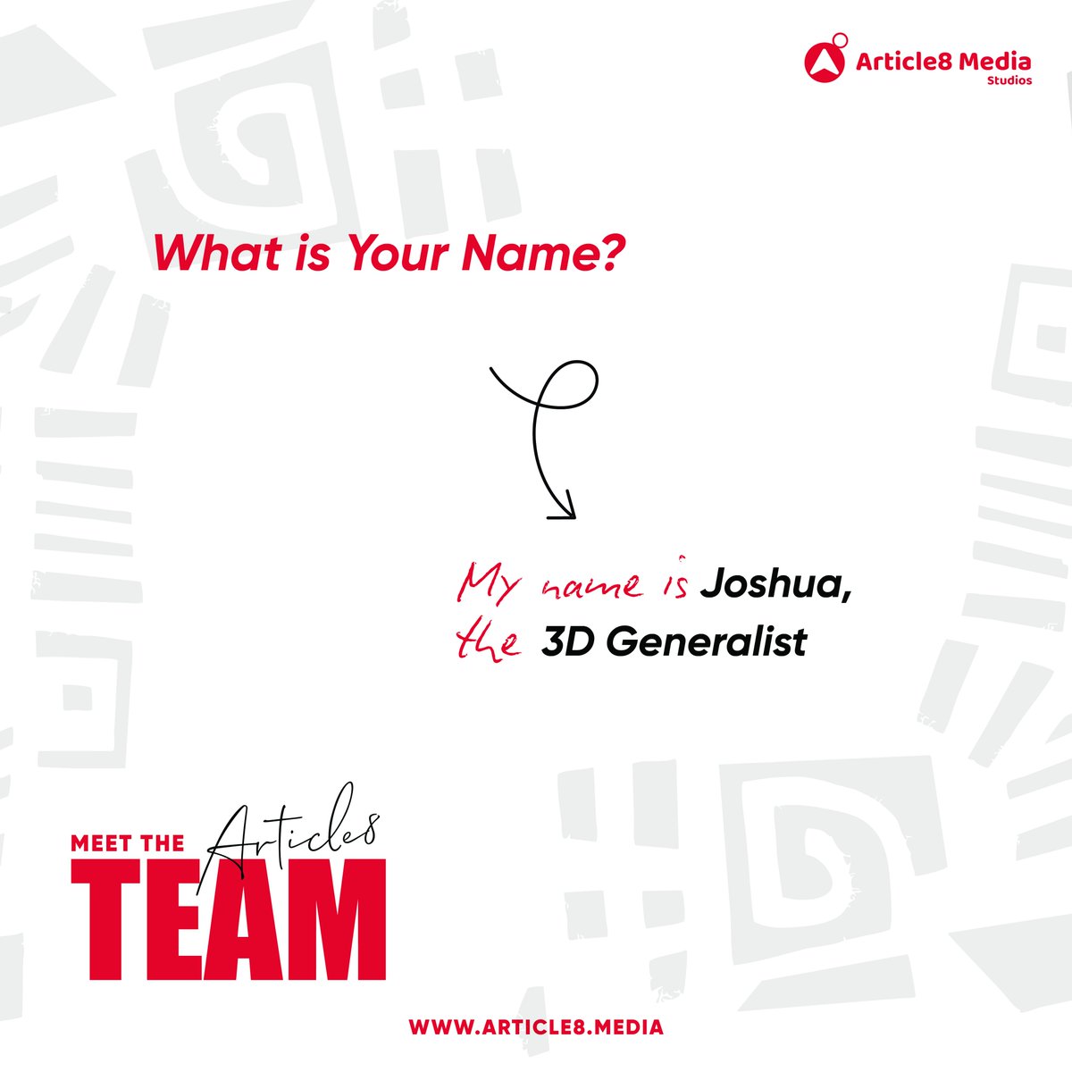 Article8Media's tweet photo. Meet Joshua, one of the creatives shaping Skyfall 🎨✨•
•
•
Question time: What’s the one thing you’d ask him about bringing characters to life? Reply below! 👇🏽
#SkyfallSeries #MeetTheTeam #3danimation https://t.co/C1VrMLnIUs