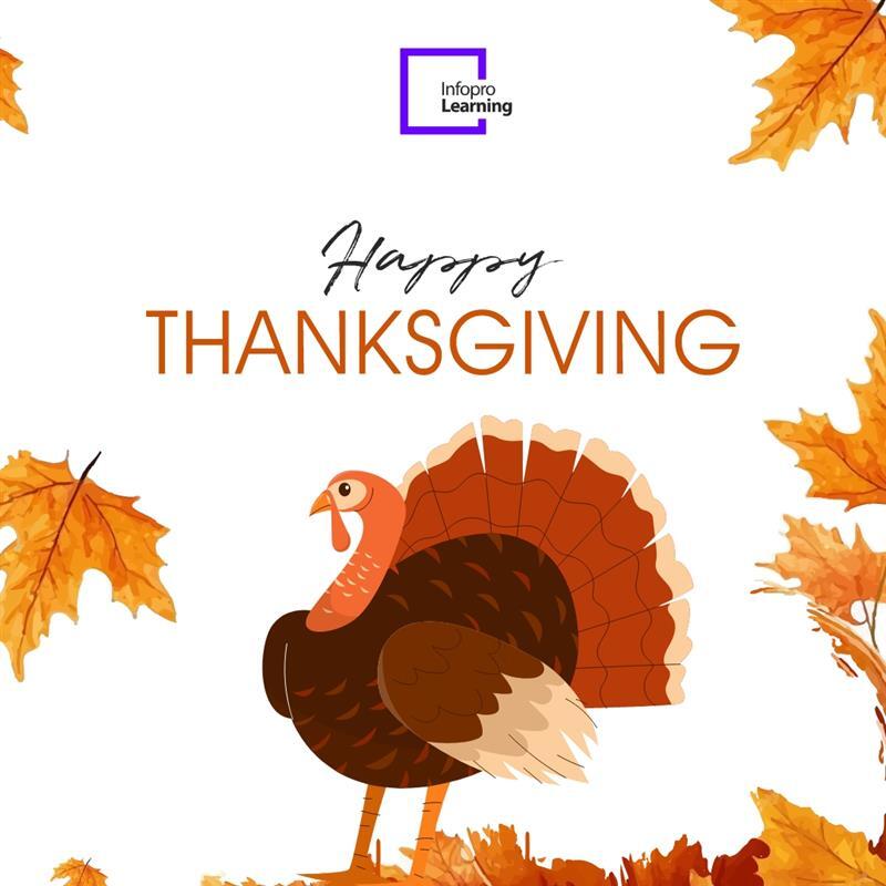InfoproLearning's tweet image. Gratitude unlocks the fullness of life. This Thanksgiving, we’re thankful for our amazing team, clients, partners and community who inspire us daily. May your holiday be filled with joy, love, and endless blessings.

#thanksgiving #gratitude #thankful