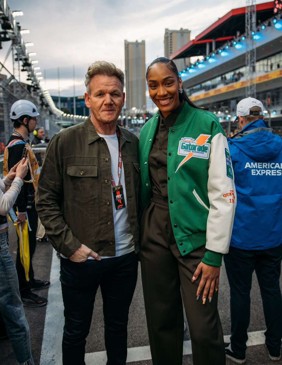 f1academy's tweet image. Star power under the Strip lights. 💫

Familiar faces were out in full force for the final race of the season. 🎰

#F1Academy #LasVegasGP