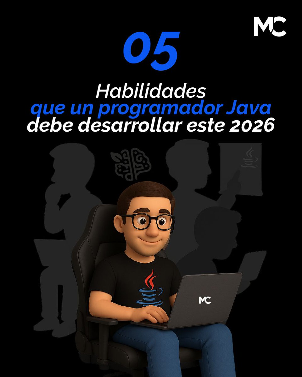 mitocode's tweet image. ¡Hey Coder! 🙋🏻♀️🙋🏻♂️. Estas son las 5 habilidades clave que te van a diferenciar del resto en este 2026☝🏼

🚨 PACK IA (Spring AI Developer + IA para developers)
📲 hhttps://buff.ly/kMjiKnw
.
#mitocode #programador #programacion #tecnologia #ia