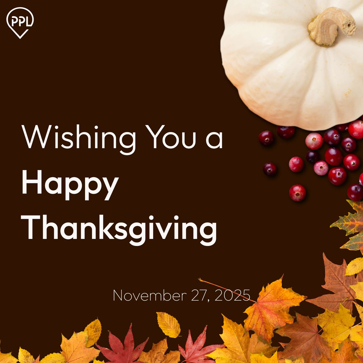 This Thanksgiving, we’re grateful for the love, laughter, and connections that make life so special. 🍂🦃 Wishing all our friends, families, and community a day full of warmth and appreciation.

#PPLFirst #Thanksgiving #Grateful #ComingTogether #CommunitySupport