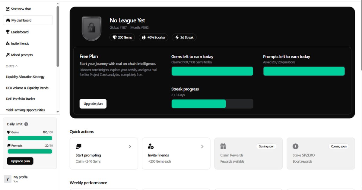 OxVentura's tweet image. Prompts are becoming the next big IP - and now you can earn from yours.

app.projectzero.io/login?ref=7EC0…

Welcome to prompt mining, a brand-new way to turn your ideas into on-chain assets that generate real rewards.

Thanks to @ProjectZeroIO and @Nexera_Official, you can turn any useful…