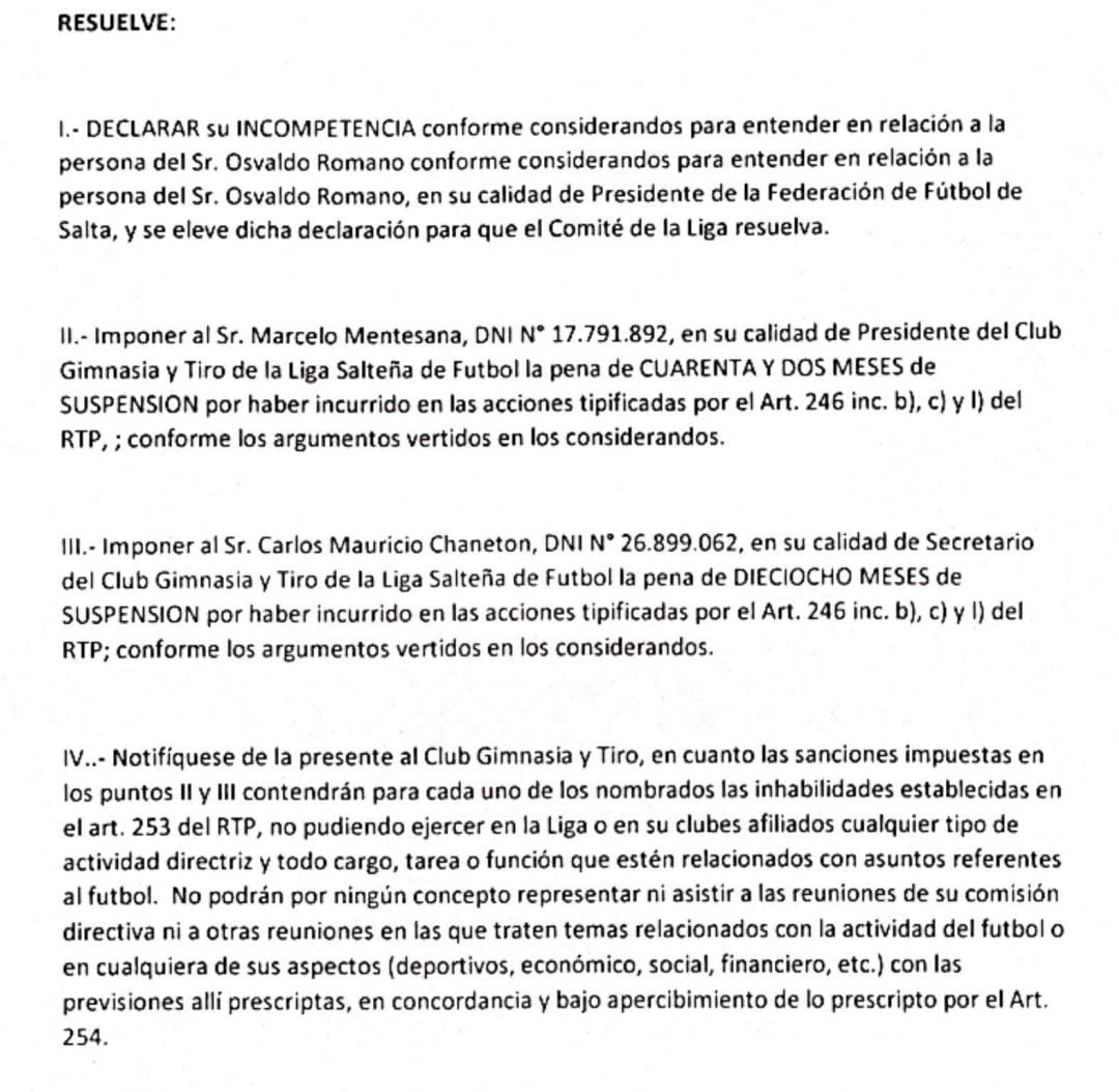 #ChibanEsIbire

Nunca más un Chiban, un Ibire y todos sus derivados en Gimnasia y Tiro. Así como hoy la AFA expone sus miserias, La Liga Salteña usa el mismo modus operandi. Clubes pobres, rehenes y sin voz...