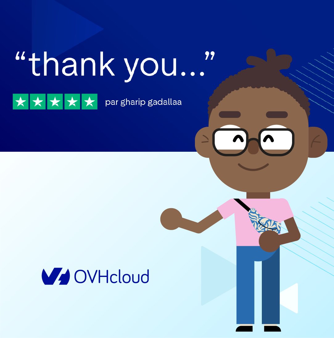 ovh_support_en's tweet image. Thanks for your appreciation of OVHcloud Support 👨‍💻⚡

We&apos;re here to help and glad we could make a difference 💪

Need help? Contact us ➡️ x.com/ovh_support_en

#CustomerExperience #Support