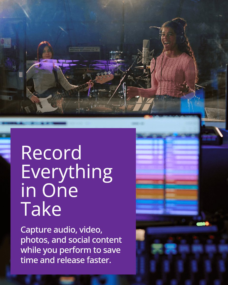 mixrecstudio's tweet image. Record audio, video, photos, and social content in one session. Save thousands. Release faster. At MIX Recording Studio, we capture everything while you perform. Lock in every asset. Reach out today. #StudioLife #LosAngelesMusic