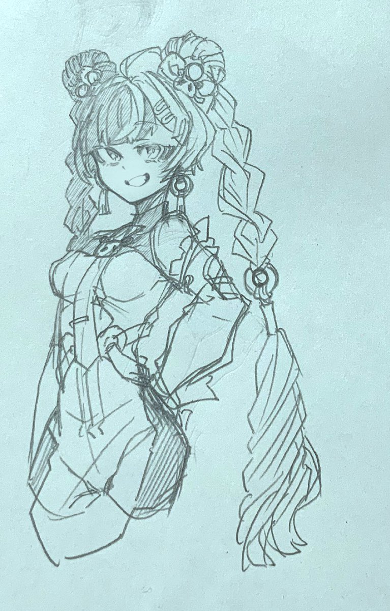 zzz0touhu's tweet image. ダイア=サン落書き。メインシナリオは声つくまで我慢。